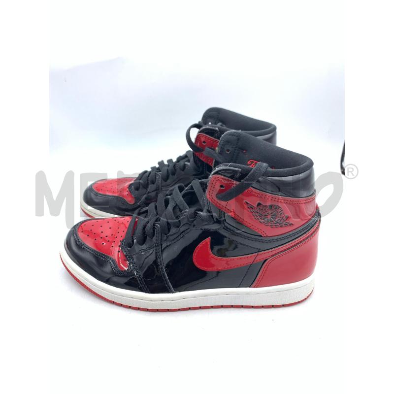 SCARPE UOMO NIKE JORDAN ROSS NERE VERNICE | Mercatino dell'Usato Roma re di roma 4