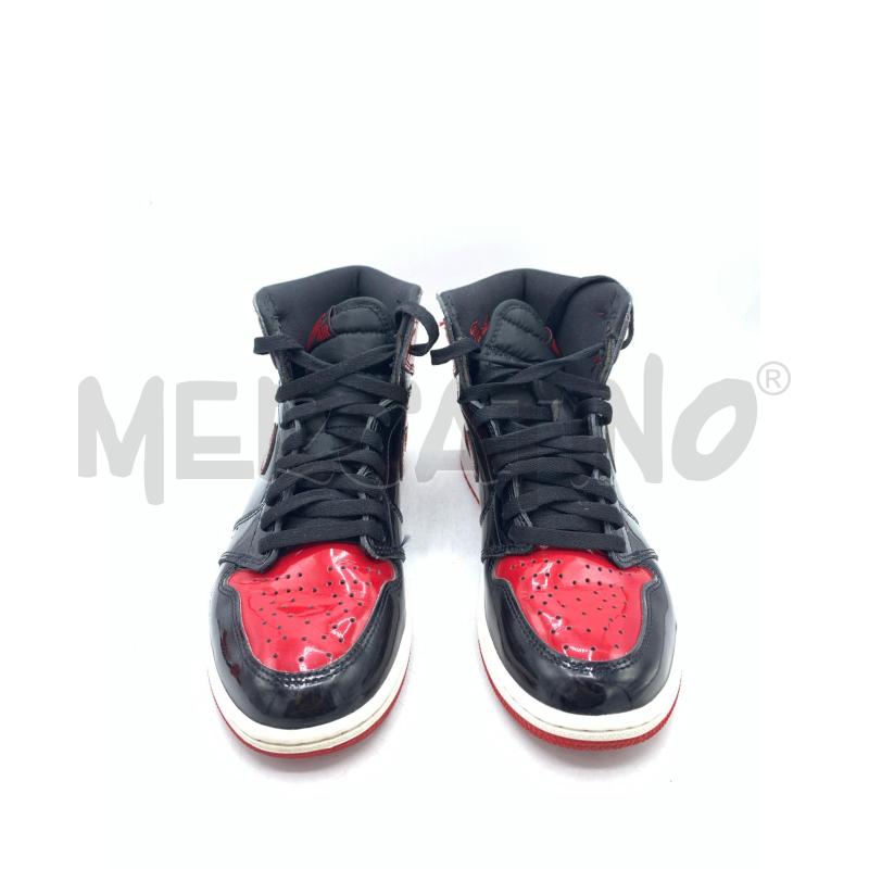 SCARPE UOMO NIKE JORDAN ROSS NERE VERNICE | Mercatino dell'Usato Roma re di roma 5