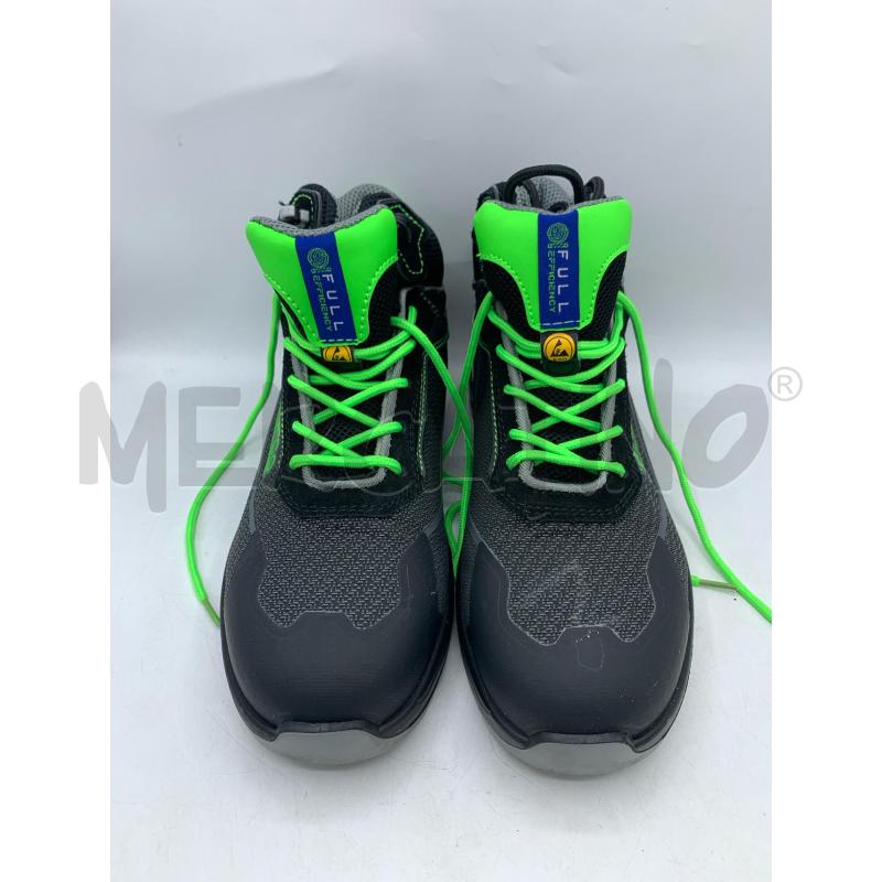 SCARPE UOMO SPARCO NERO VERDE FLUO  | Mercatino dell'Usato Roma re di roma 3