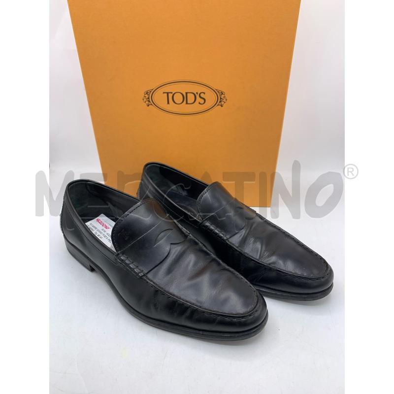 SCARPE UOMO TOD'S PELLE NERO  | Mercatino dell'Usato Roma re di roma 1