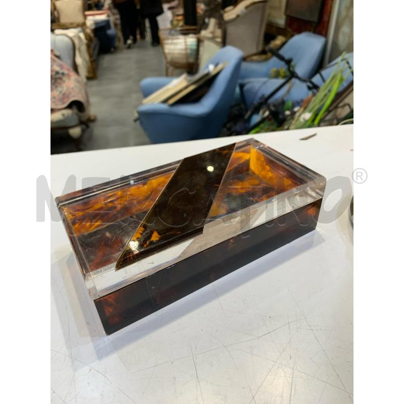 SCATOLA DIOR '70 ACRILICO EFF TARTARUGA | Mercatino dell'Usato Roma re di roma 1