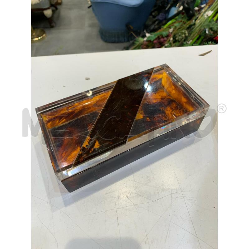 SCATOLA DIOR '70 ACRILICO EFF TARTARUGA | Mercatino dell'Usato Roma re di roma 2