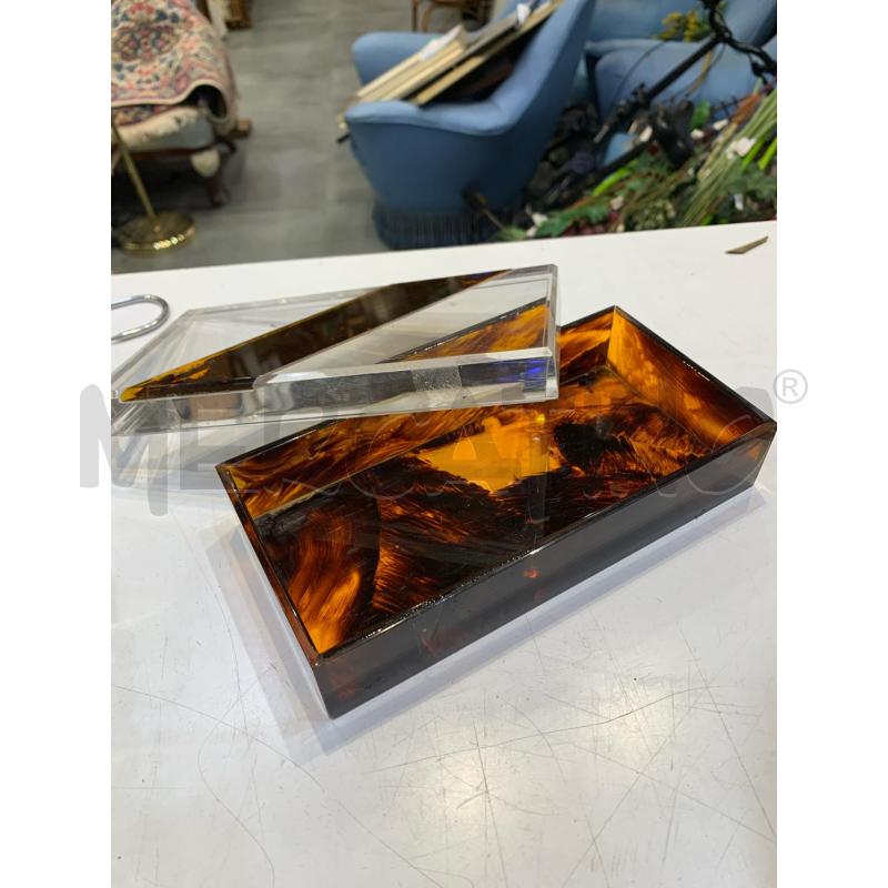 SCATOLA DIOR '70 ACRILICO EFF TARTARUGA | Mercatino dell'Usato Roma re di roma 3