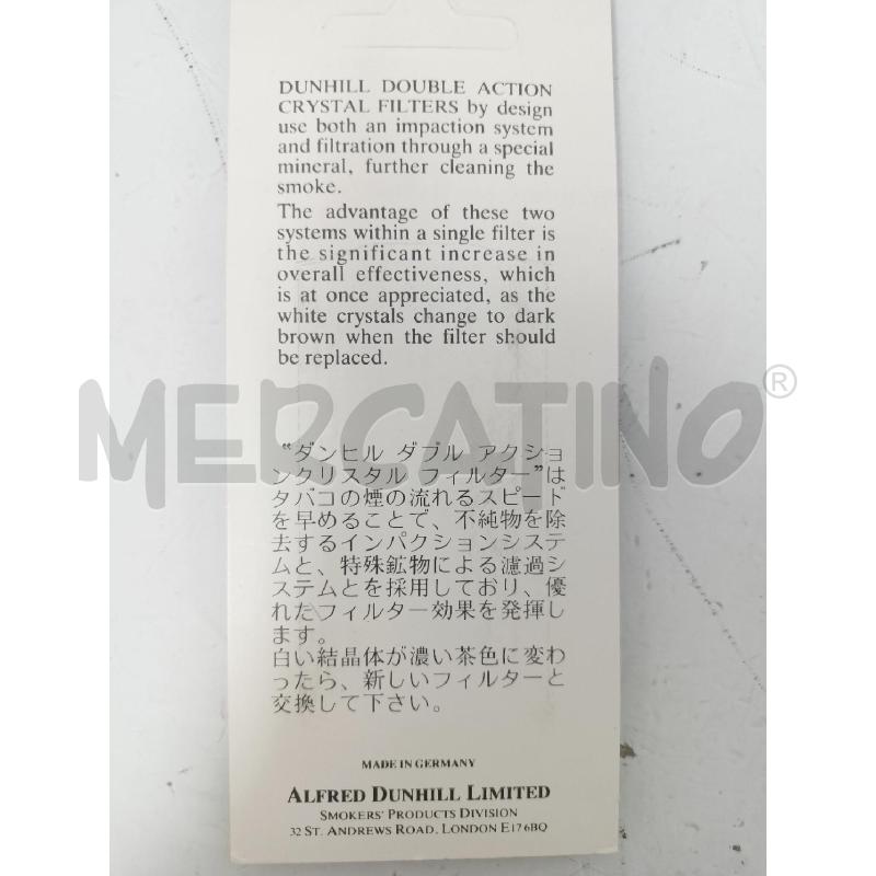 SCATOLA DUNHILL FILTRI DI SALI VINTAGE | Mercatino dell'Usato Roma re di roma 4
