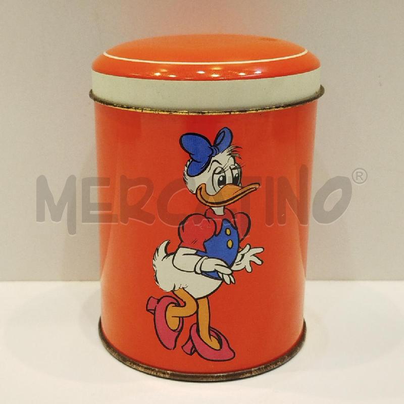 SCATOLA LATTA VINTAGE BARATTOLO PORTAPENNE DISNEY PAPERINO QUI QUO QUA | Mercatino dell'Usato Roma re di roma 3