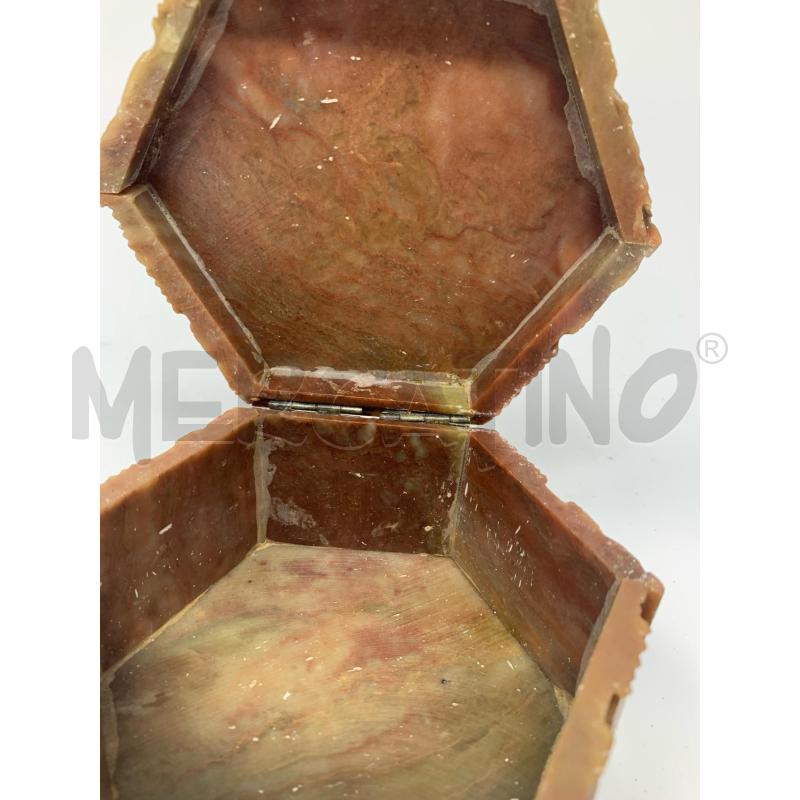 SCATOLA PIETRTA ESAGONALE PIETRA INCIS ETNICA | Mercatino dell'Usato Roma re di roma 4