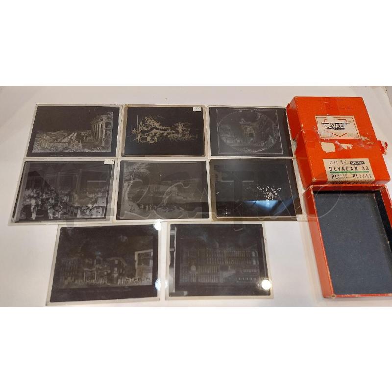 SCATOLE LASTRE FOTOGRAFICHE GEVAPANN 33 PLATEN PLAQUES  | Mercatino dell'Usato Roma re di roma 3