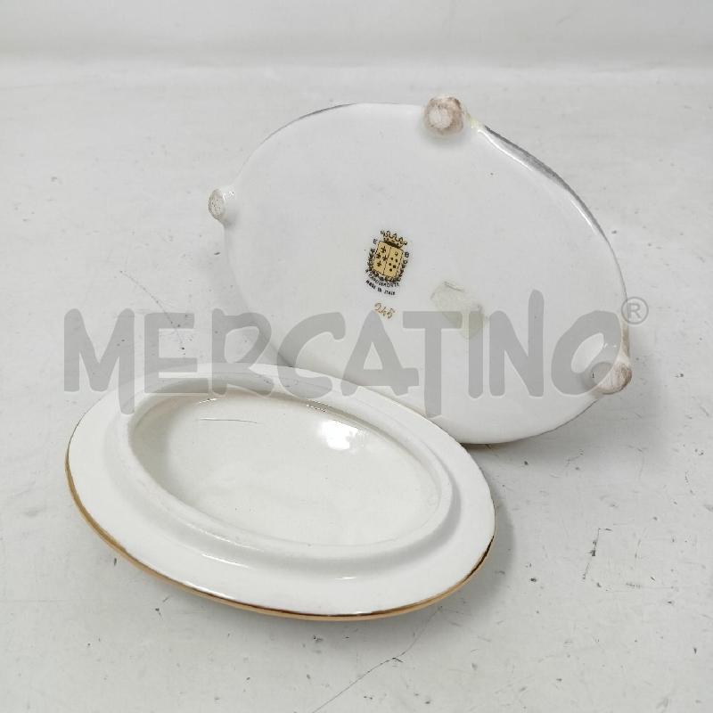 SCATOLINA PORC CAPODIMONTE PUTTI RILIEVO 4 PIEDINI | Mercatino dell'Usato Roma re di roma 3