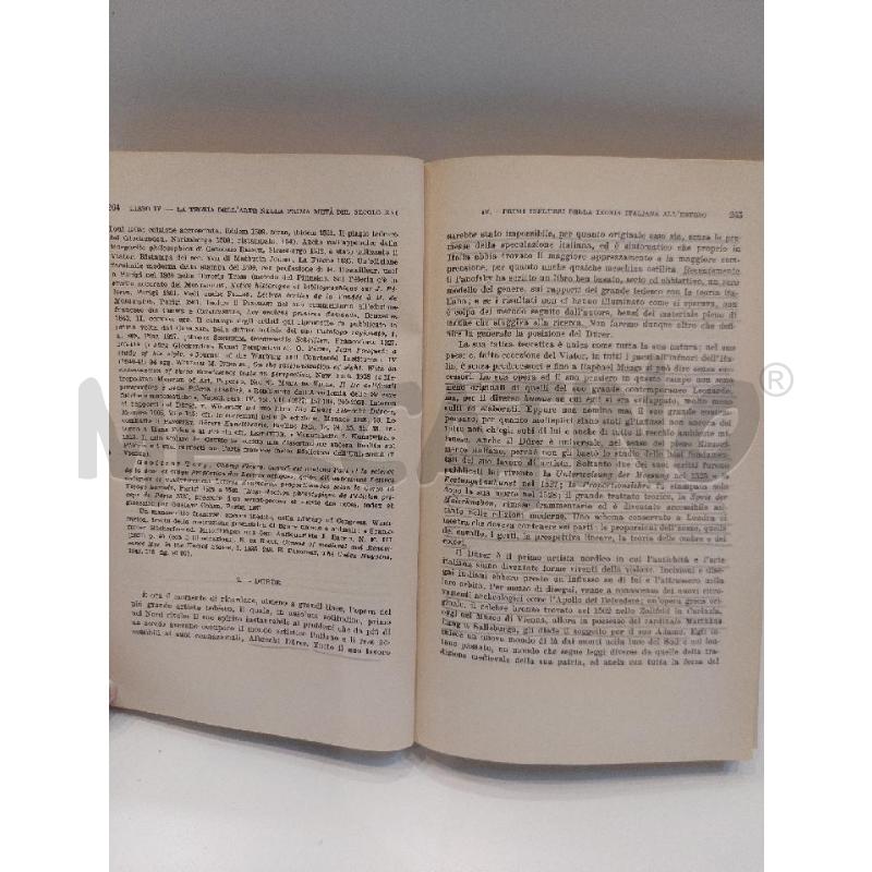 SCHLOSSER MAGNINO LA LETTERATURA ARTISTICA LA NUOVA ITALIA | Mercatino dell'Usato Roma re di roma 5