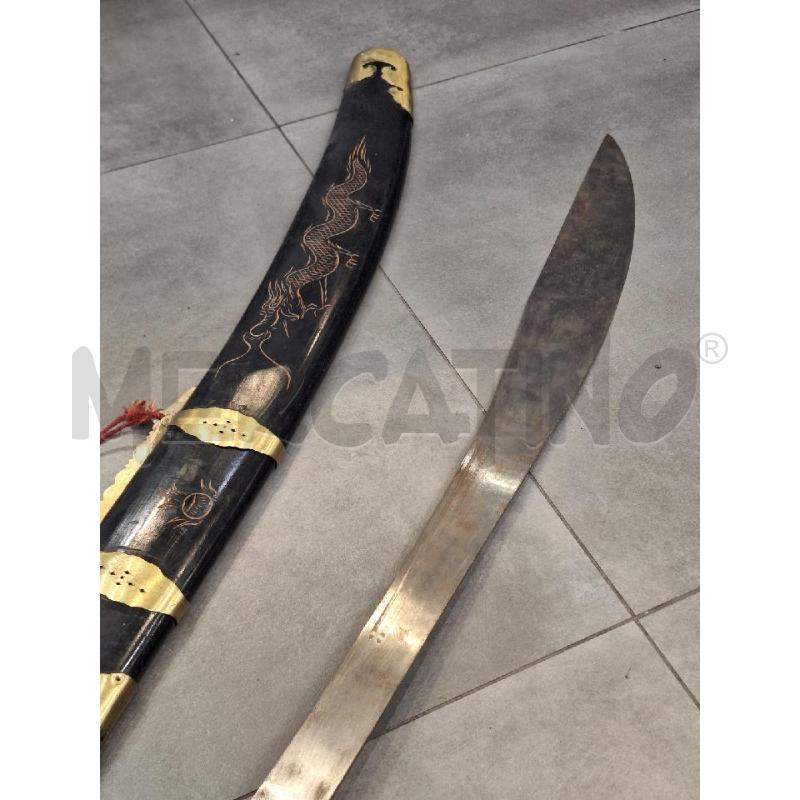 SCIABOLA FLESSIBILE VINTAGE TRADIZIONALE CINESE PER WUSHU KUNG FU TAI CHI WING CHUN LUNGA 95 CM | Mercatino dell'Usato Roma re di roma 3