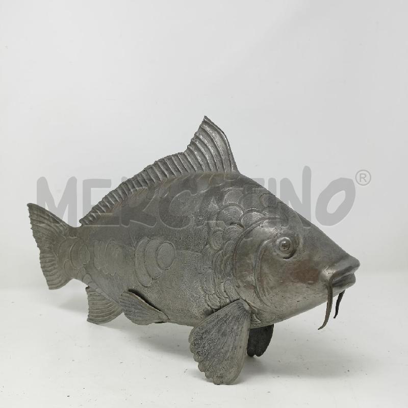SCULTURA PELTRO CARPA  | Mercatino dell'Usato Roma re di roma 1