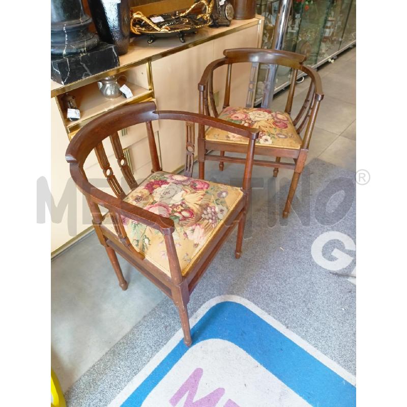 SEDIA COPPIA LEGNO INT SED FEDER FIORI | Mercatino dell'Usato Roma re di roma 3