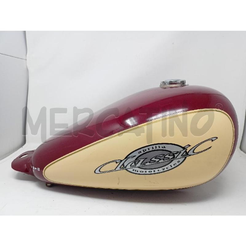 SERBATOIO APRILIA CLASSIC MOTORCYCLE ROSSO CREMA DIFETTI | Mercatino dell'Usato Roma re di roma 1