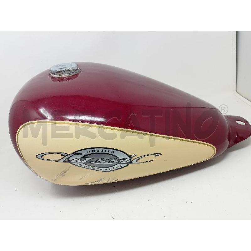 SERBATOIO APRILIA CLASSIC MOTORCYCLE ROSSO CREMA DIFETTI | Mercatino dell'Usato Roma re di roma 3
