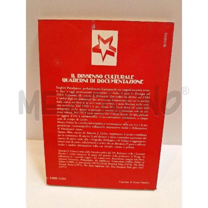 SERGHIEJ PARADJANOV LA BIENNALE DI VENEZIA 1977 | Mercatino dell'Usato Roma re di roma 3
