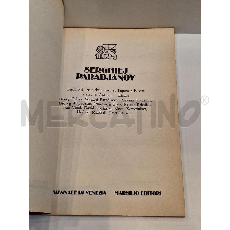 SERGHIEJ PARADJANOV LA BIENNALE DI VENEZIA 1977 | Mercatino dell'Usato Roma re di roma 4