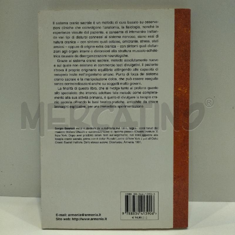 SERGIO SANTONI IL SISTEMA CRANIO SACRALE 1998 ARMENIA | Mercatino dell'Usato Roma re di roma 3