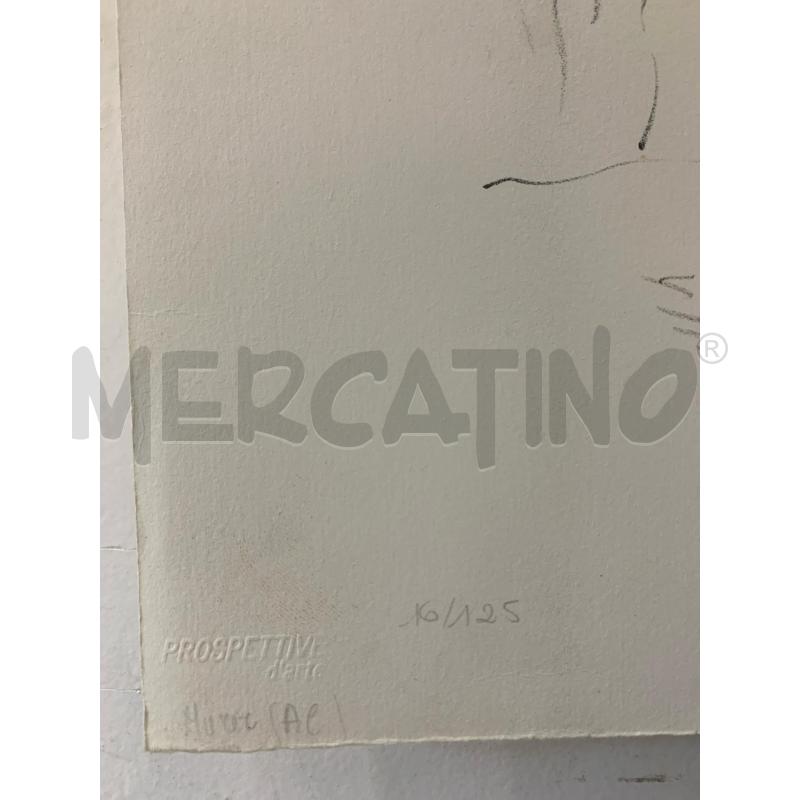 SERIGRAFIA 2 DONNE BENDATA DEC GIALLI AZZURRI | Mercatino dell'Usato Roma re di roma 3