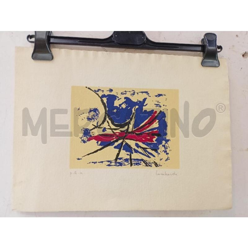 SERIGRAFIA BASE GIALLA CHIARA  DEC BLU ROSSI NEI PDA  | Mercatino dell'Usato Roma re di roma 1