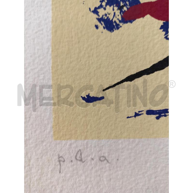 SERIGRAFIA BASE GIALLA CHIARA  DEC BLU ROSSI NEI PDA  | Mercatino dell'Usato Roma re di roma 3