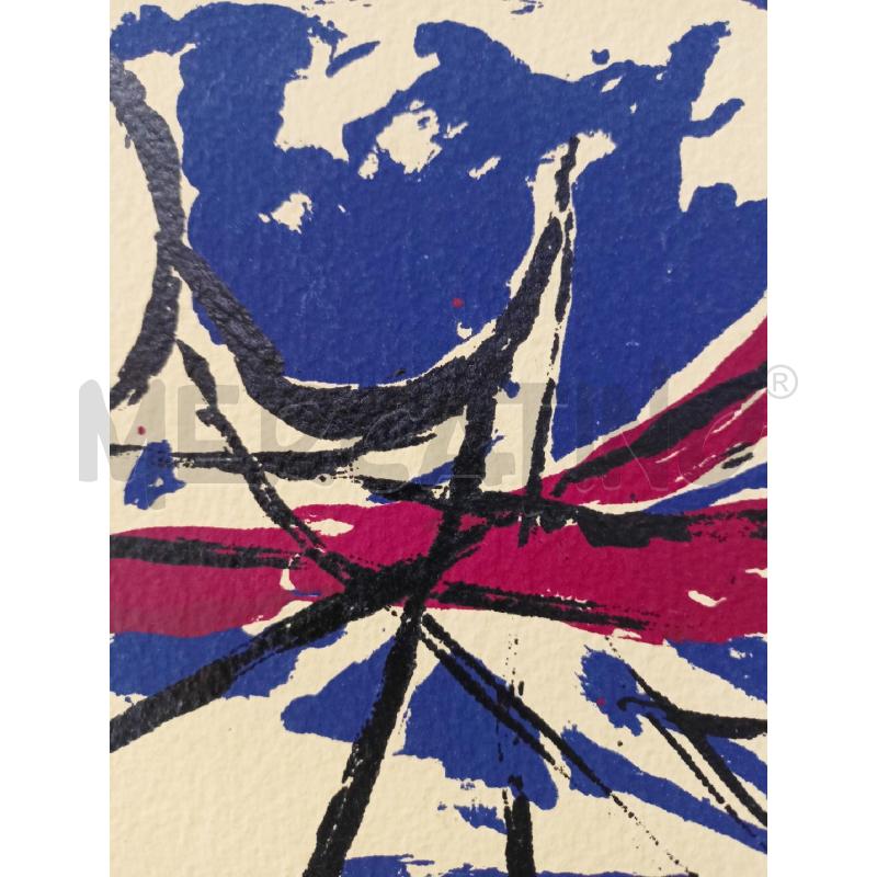 SERIGRAFIA BASE GIALLA CHIARA  DEC BLU ROSSI NEI PDA  | Mercatino dell'Usato Roma re di roma 4