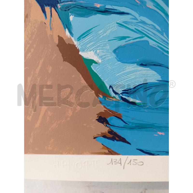 SERIGRAFIA RITOCCATA STERLIZIE BASE FUCSIA DEC BLU | Mercatino dell'Usato Roma re di roma 2