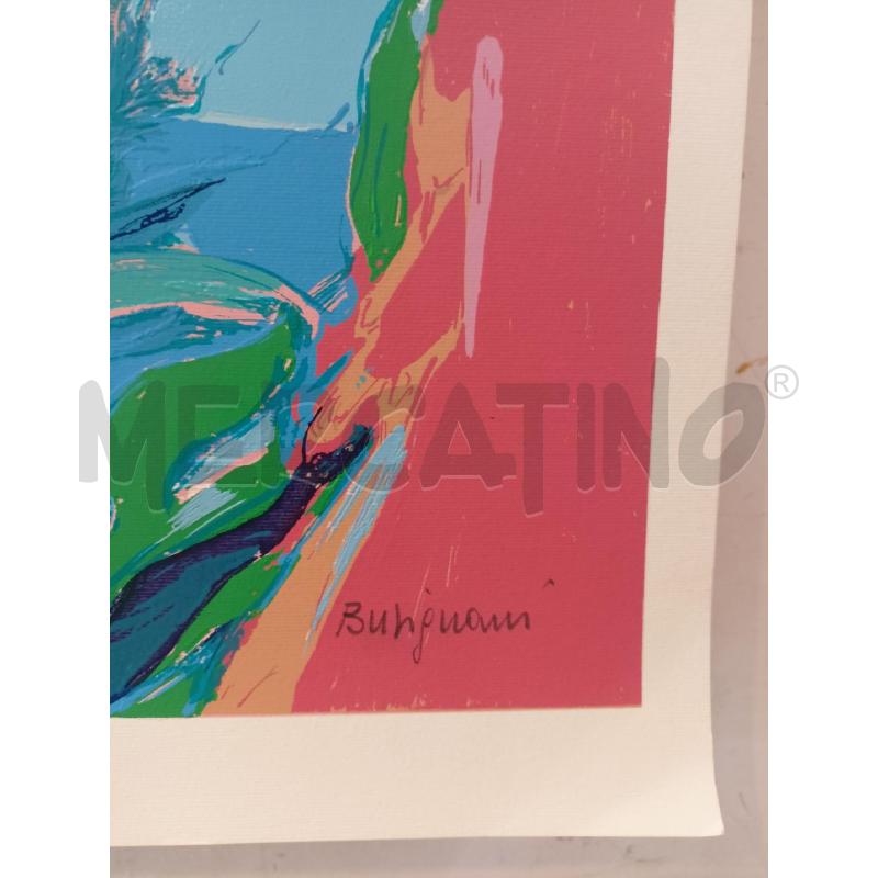 SERIGRAFIA RITOCCATA STERLIZIE BASE FUCSIA DEC BLU | Mercatino dell'Usato Roma re di roma 3