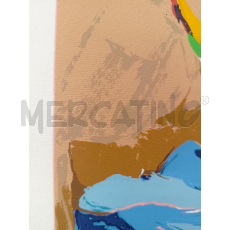 SERIGRAFIA RITOCCATA STERLIZIE BASE FUCSIA DEC BLU | Mercatino dell'Usato Roma re di roma 5