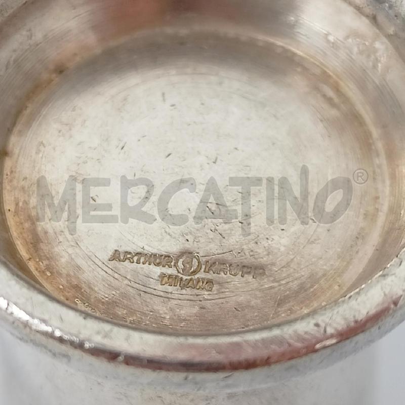 SET BICCHIERINI DA LIQUORE KRUPP MILANO GIO PONTI SILVER  | Mercatino dell'Usato Roma re di roma 2