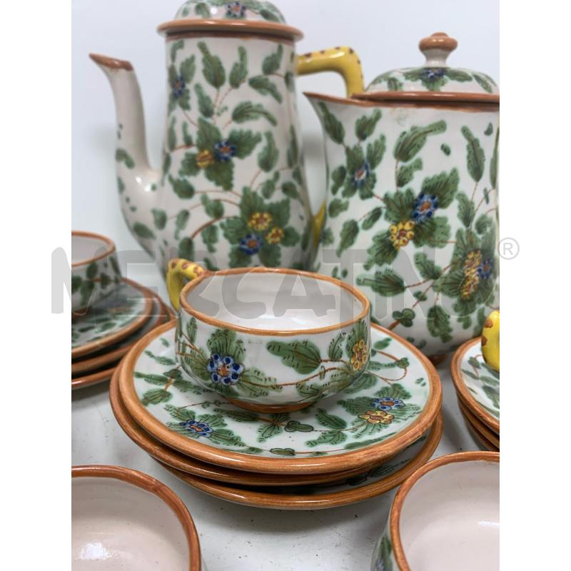 SET CAFFE DERUTA DECORO TANTE FOGLIE | Mercatino dell'Usato Roma re di roma 4