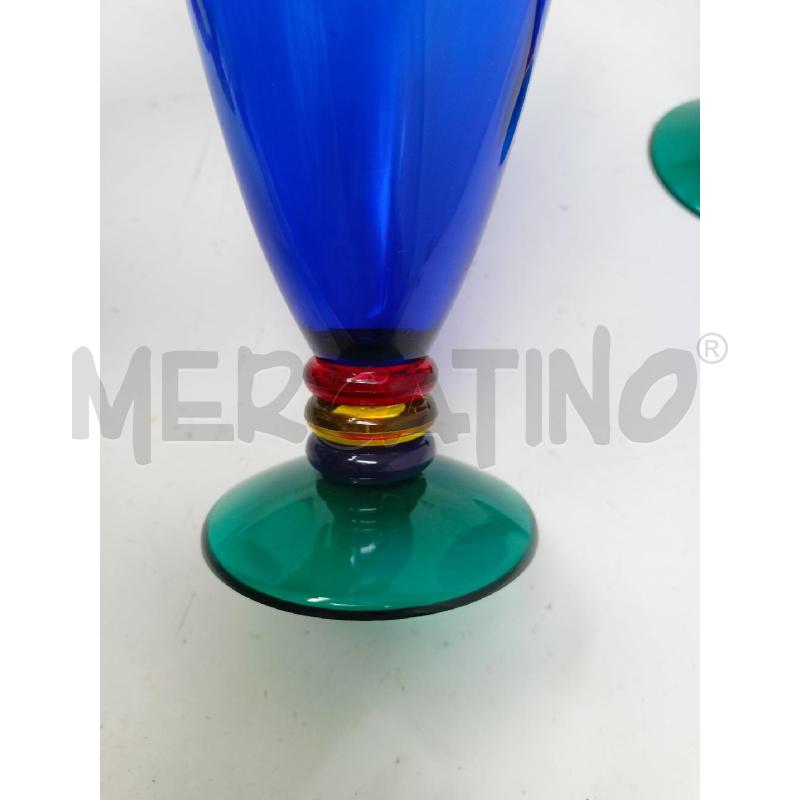 SET CALICI GUZZINI PLASTICA 3 ANELLI COLORATI  | Mercatino dell'Usato Roma re di roma 5