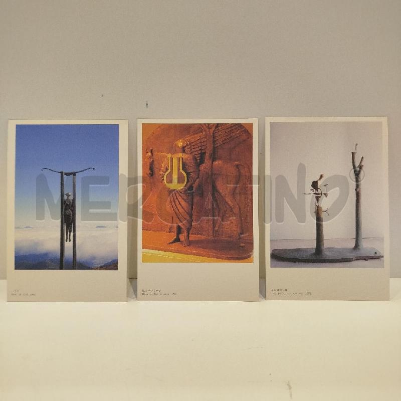 SET CARTOLINE TAKASHI YOSHIDA ARTE GIAPPONESE SCULTURE DI FERRO | Mercatino dell'Usato Roma re di roma 3