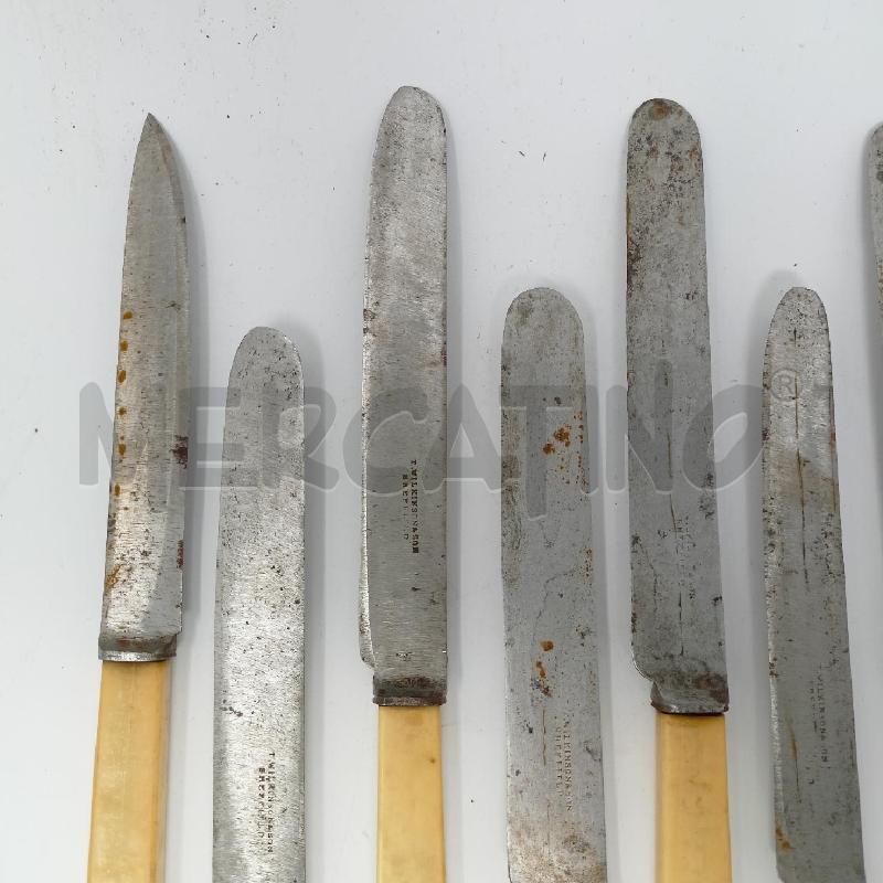SET COLTELLI EPOCA MANICO OSSO | Mercatino dell'Usato Roma re di roma 4