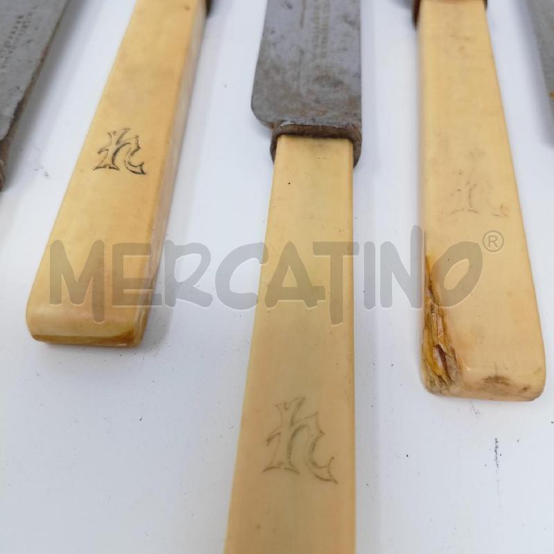 SET COLTELLI EPOCA MANICO OSSO | Mercatino dell'Usato Roma re di roma 5