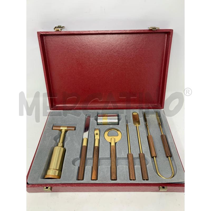 SET DA COCKTAIL OTTONE LEGNO ARTNOVA SCARONI | Mercatino dell'Usato Roma re di roma 1