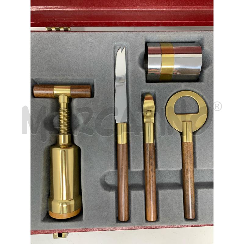 SET DA COCKTAIL OTTONE LEGNO ARTNOVA SCARONI | Mercatino dell'Usato Roma re di roma 2