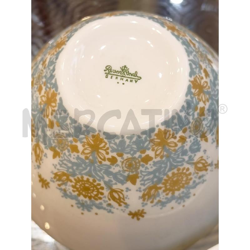 SET DESSERT THE+CAFFE ROSENTHAL STUDIO LINE VASI FIORI AZZ ORO  | Mercatino dell'Usato Roma re di roma 4