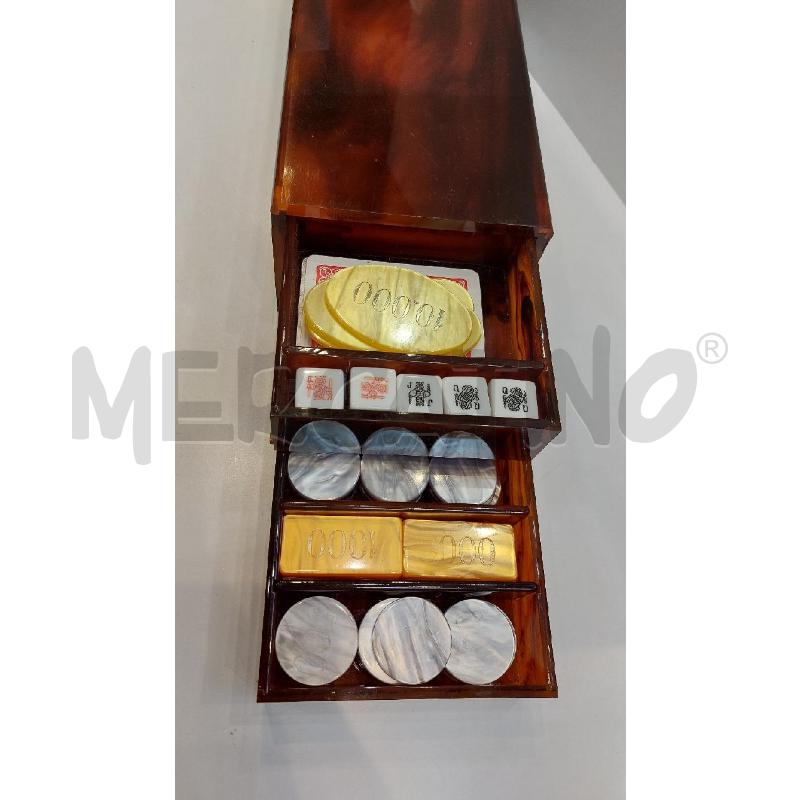 SET FICHES E CARTE CON COFANETTO  | Mercatino dell'Usato Roma re di roma 2