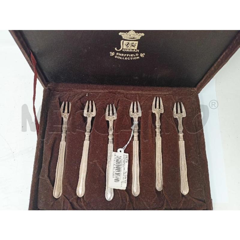 SET FORCHETTINE JORDAN SHEFFIELD OSTRICHE | Mercatino dell'Usato Roma re di roma 2