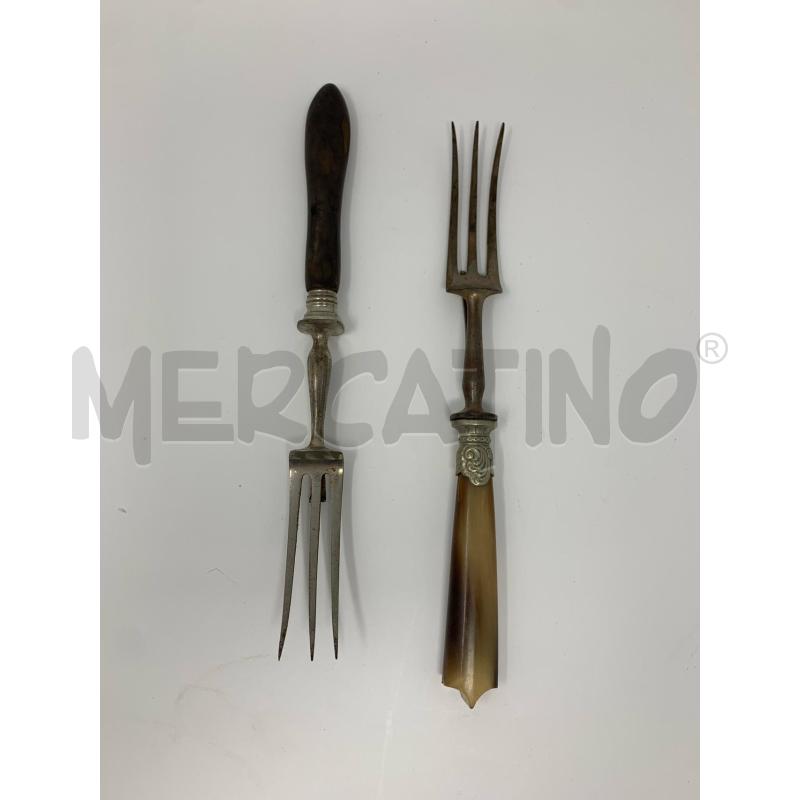 SET FORCHETTONI OSSO LEGNO | Mercatino dell'Usato Roma re di roma 1
