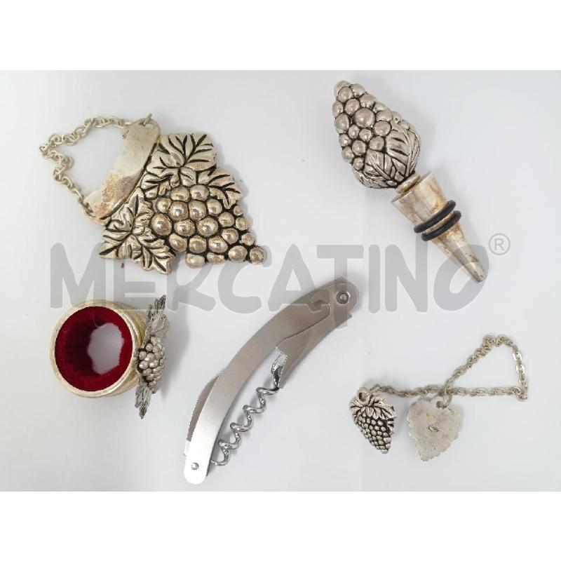 SET JORDAN SHEFFIELD SOMMELIER VINO UVA  | Mercatino dell'Usato Roma re di roma 2