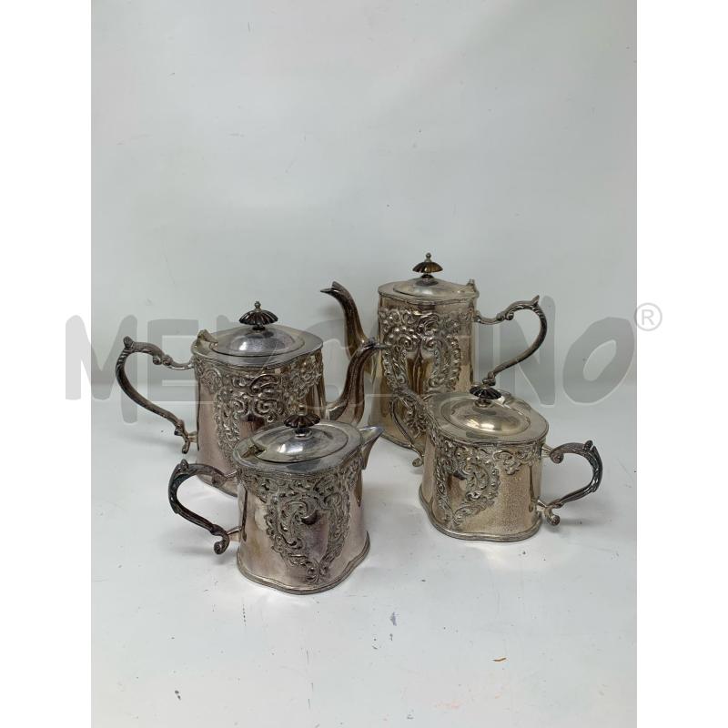 SET JORDAN SHEFFIEL TEIERA CAFFETTIERA LATTIERA ZUCCHERIERA DEC GHIRIGORI  | Mercatino dell'Usato Roma re di roma 1