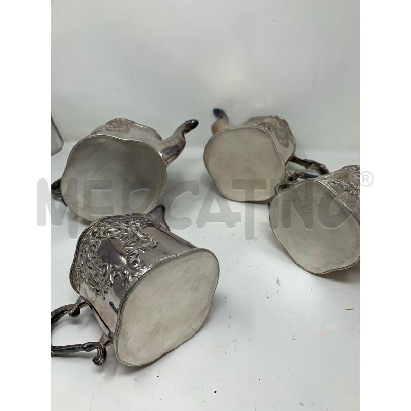 SET JORDAN SHEFFIEL TEIERA CAFFETTIERA LATTIERA ZUCCHERIERA DEC GHIRIGORI  | Mercatino dell'Usato Roma re di roma 4