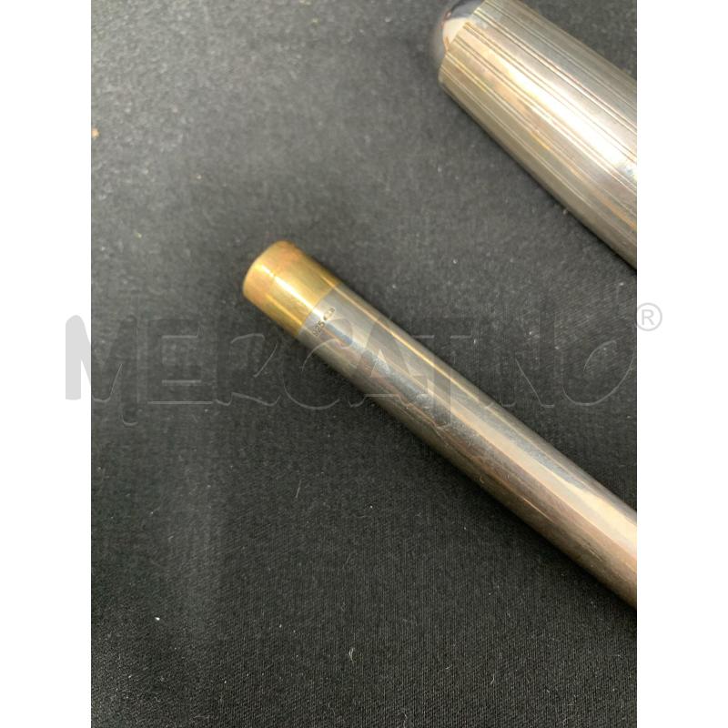 SET MATITA + PENNA STILO SILVER DEC DORATI BOMBATE RIGHINE | Mercatino dell'Usato Roma re di roma 3