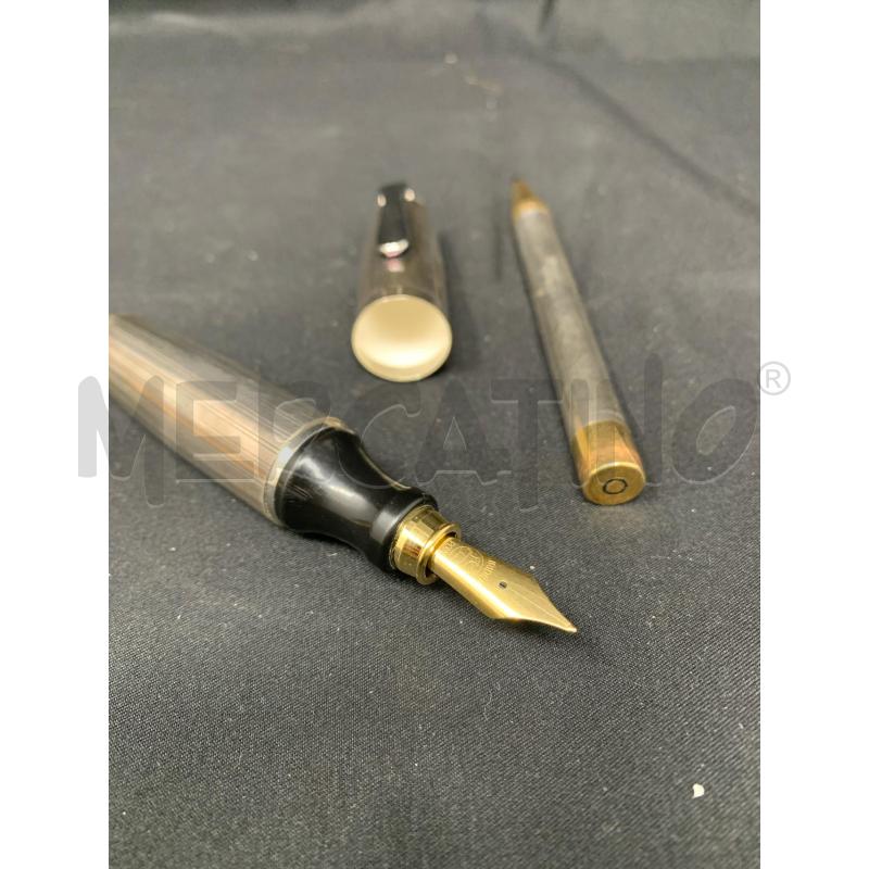 SET MATITA + PENNA STILO SILVER DEC DORATI BOMBATE RIGHINE | Mercatino dell'Usato Roma re di roma 4