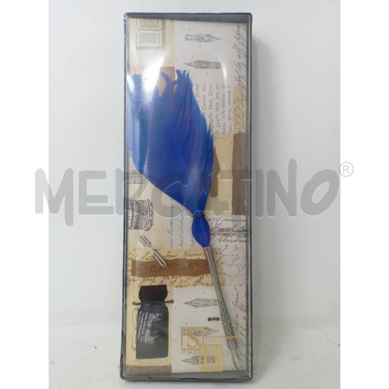 SET PENNA PIUMA BLU INCHIOSTRIERA JORDAN SHEFFIELD | Mercatino dell'Usato Roma re di roma 1