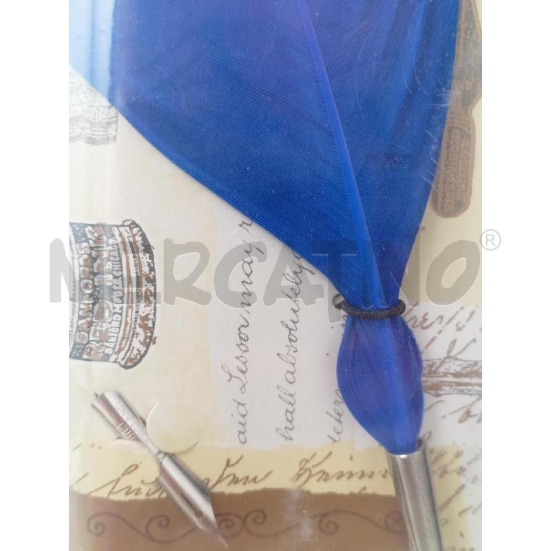 SET PENNA PIUMA BLU INCHIOSTRIERA JORDAN SHEFFIELD | Mercatino dell'Usato Roma re di roma 3