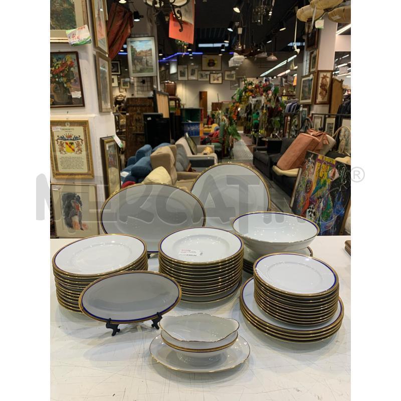 SET PIATTI GINORI B.BLU ORO | Mercatino dell'Usato Roma re di roma 1