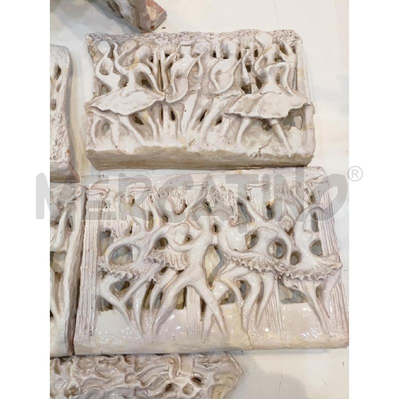 SET PLACCHE CERAMICHE '50 PERSONAGGI DIFET | Mercatino dell'Usato Roma re di roma 2