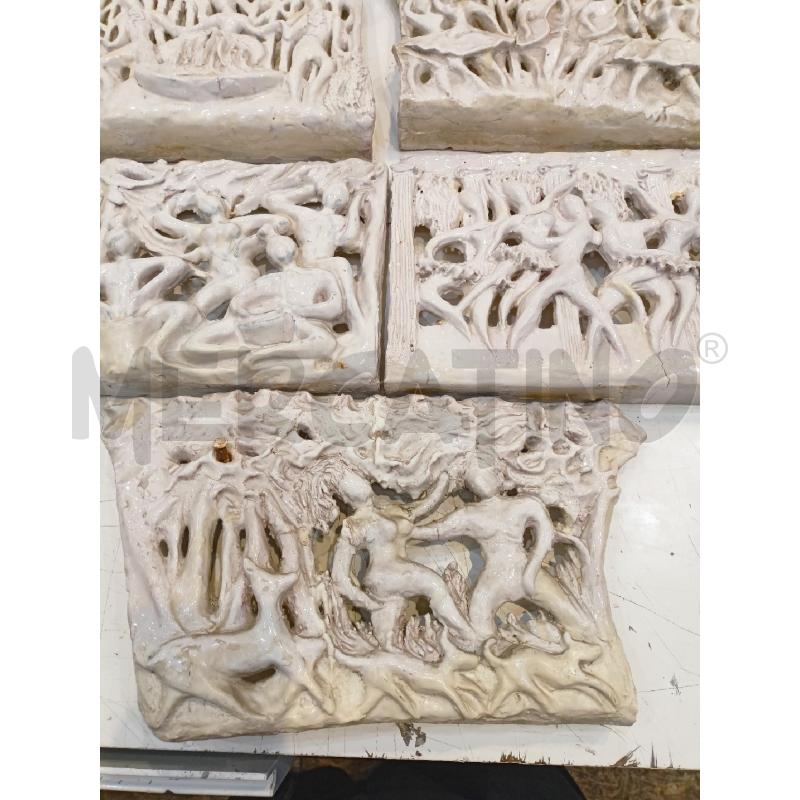SET PLACCHE CERAMICHE '50 PERSONAGGI DIFET | Mercatino dell'Usato Roma re di roma 4